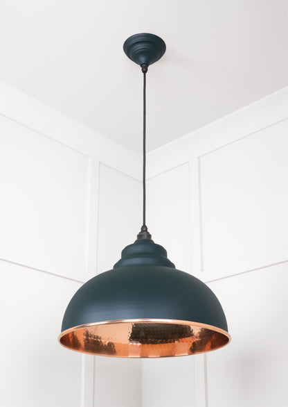 From The Anvil Hammered Copper Harborne Pendant