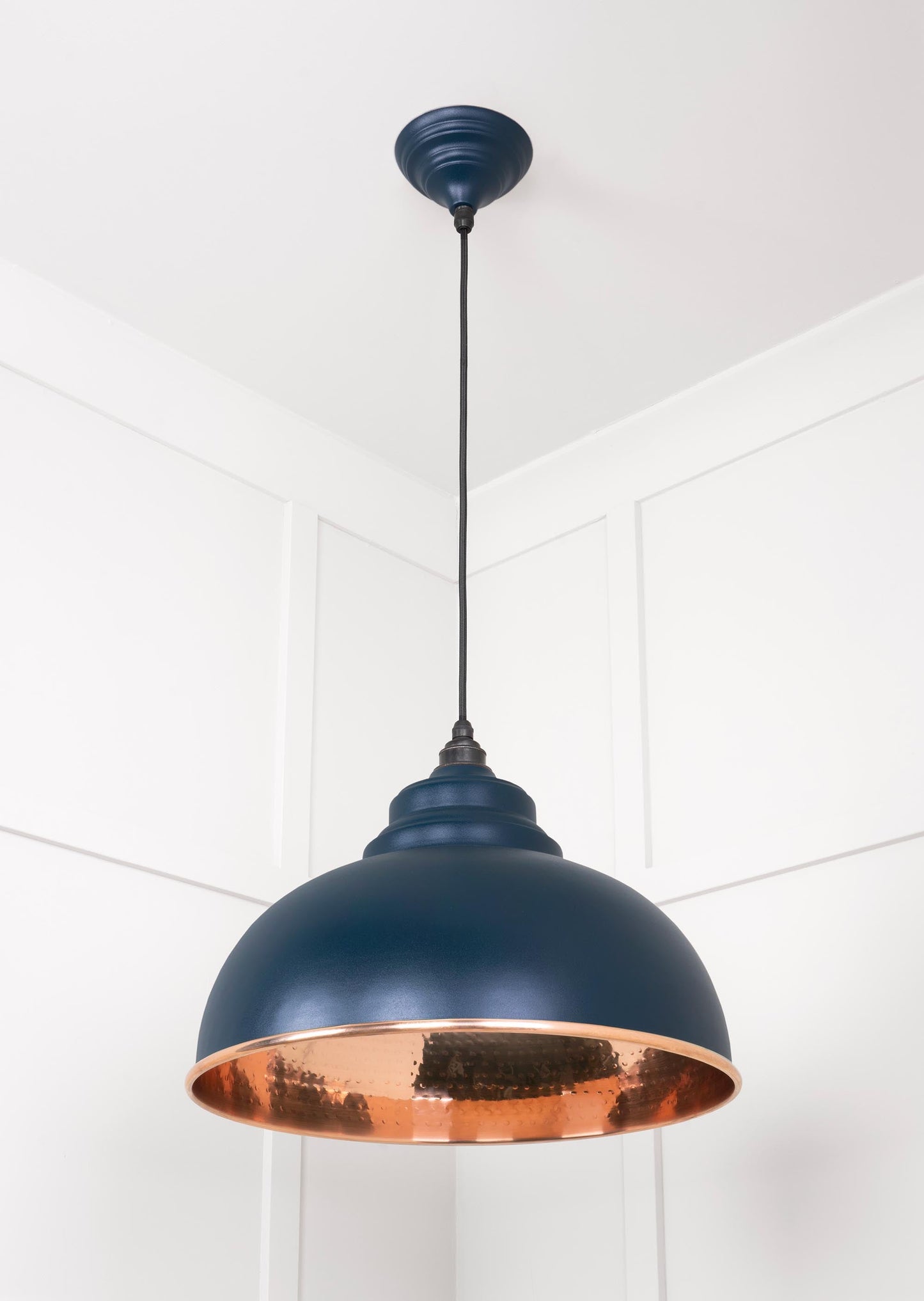 From The Anvil Hammered Copper Harborne Pendant