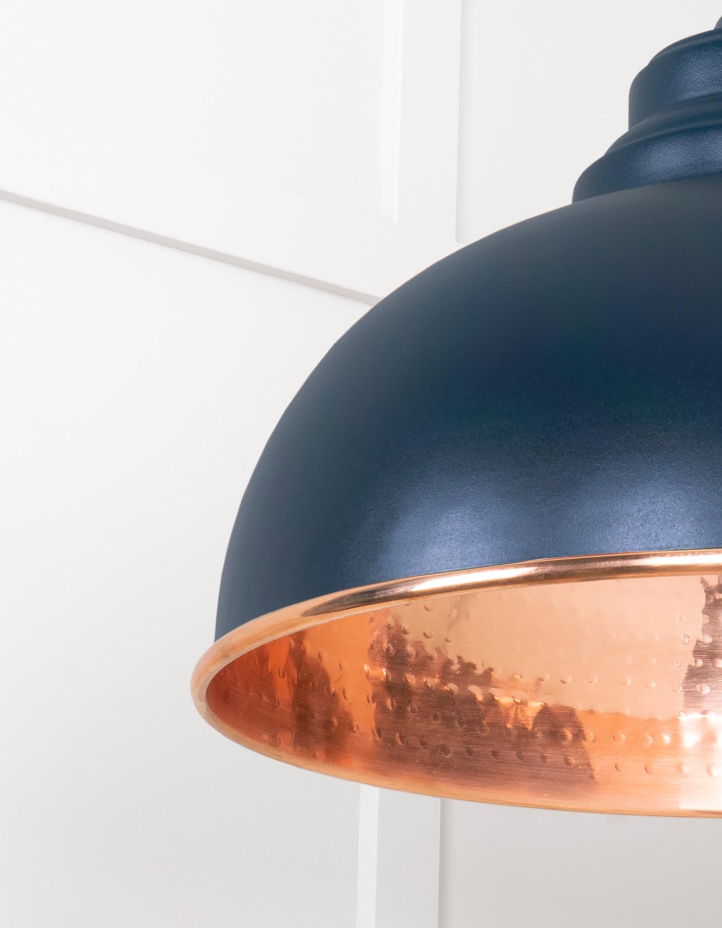 From The Anvil Hammered Copper Harborne Pendant