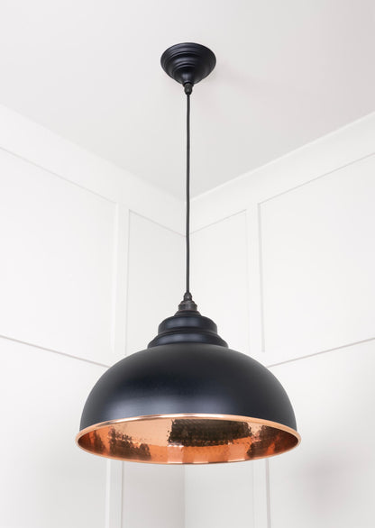 From The Anvil Hammered Copper Harborne Pendant