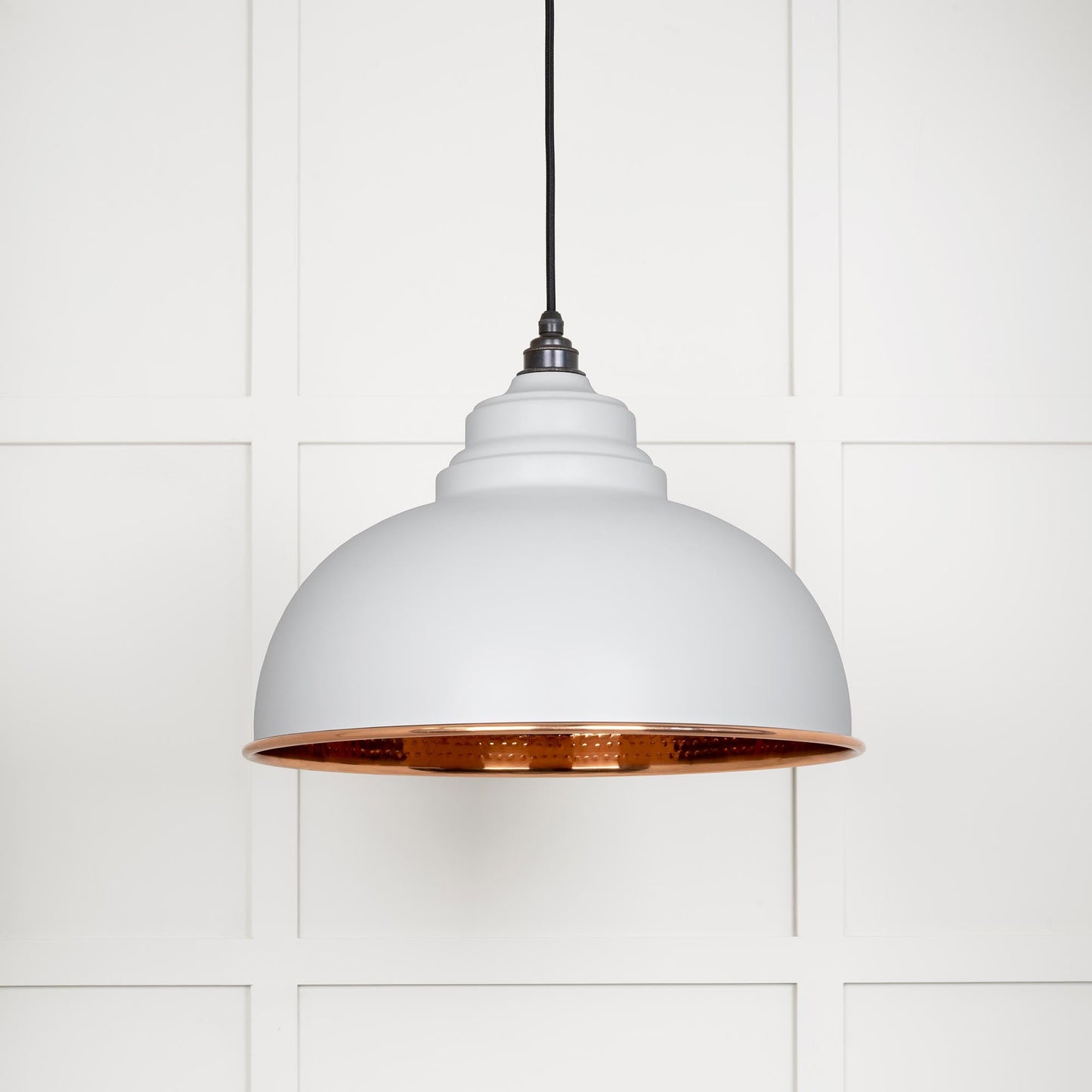 From The Anvil Hammered Copper Harborne Pendant