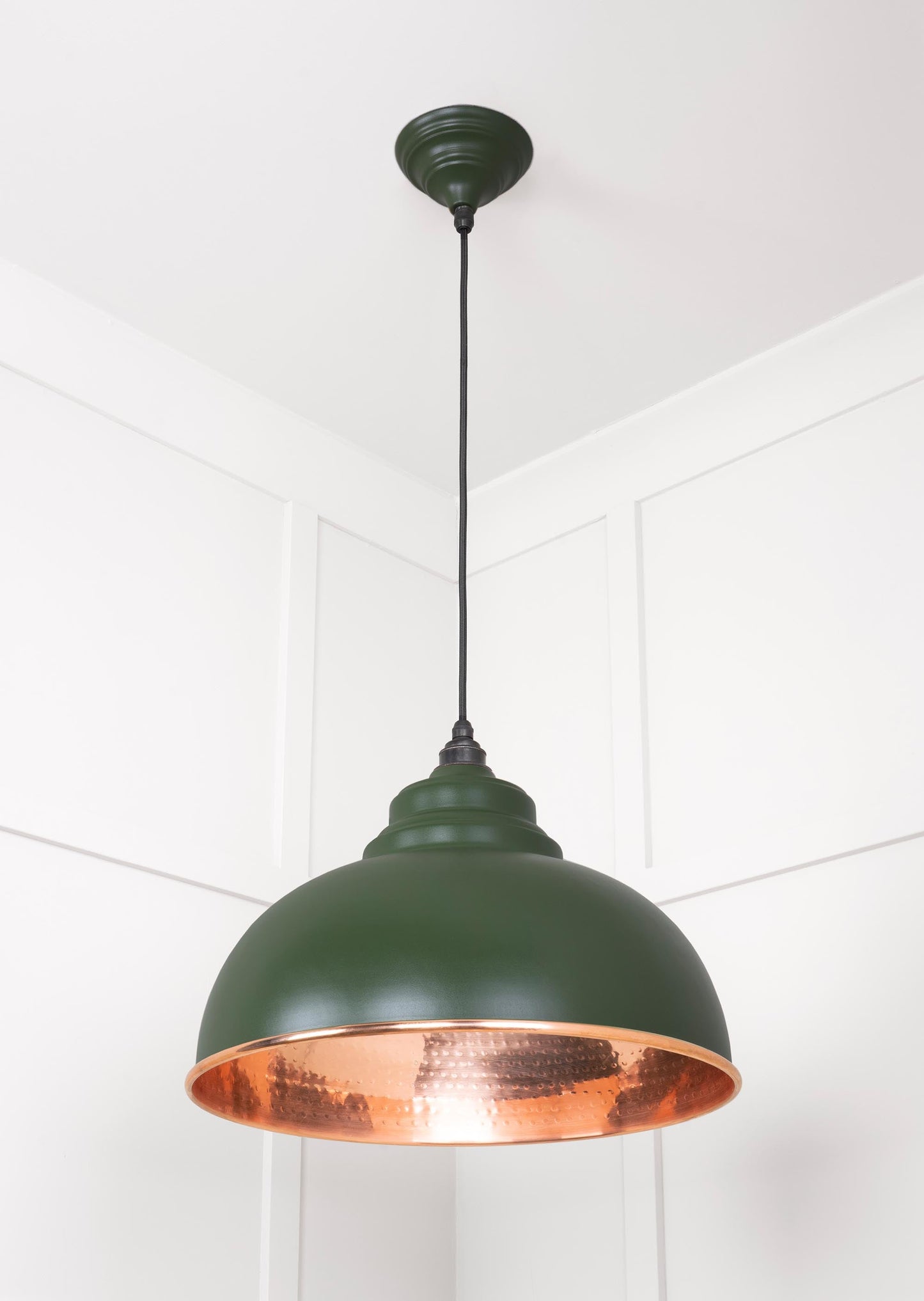From The Anvil Hammered Copper Harborne Pendant