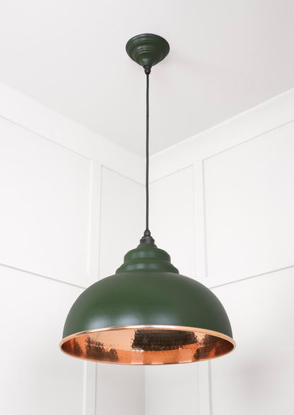 From The Anvil Hammered Copper Harborne Pendant