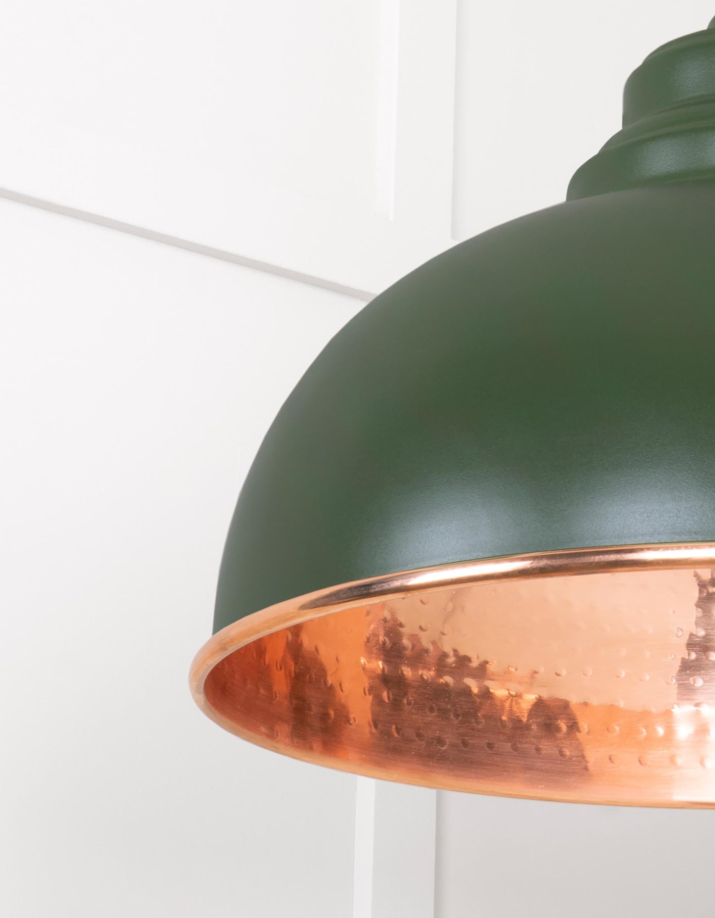 From The Anvil Hammered Copper Harborne Pendant
