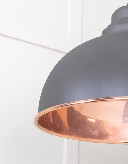From The Anvil Smooth Copper Harborne Pendant