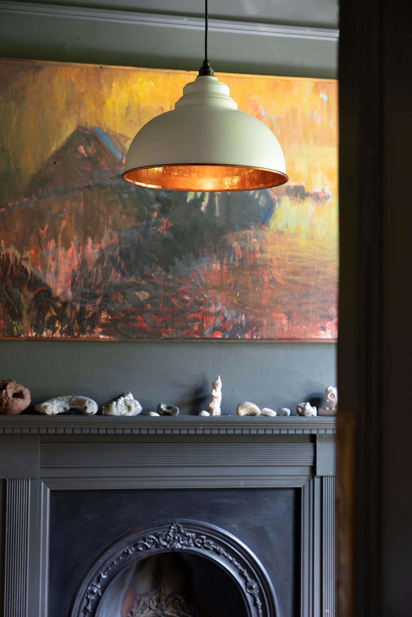 From The Anvil Smooth Copper Harborne Pendant