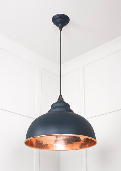 From The Anvil Hammered Copper Harborne Pendant