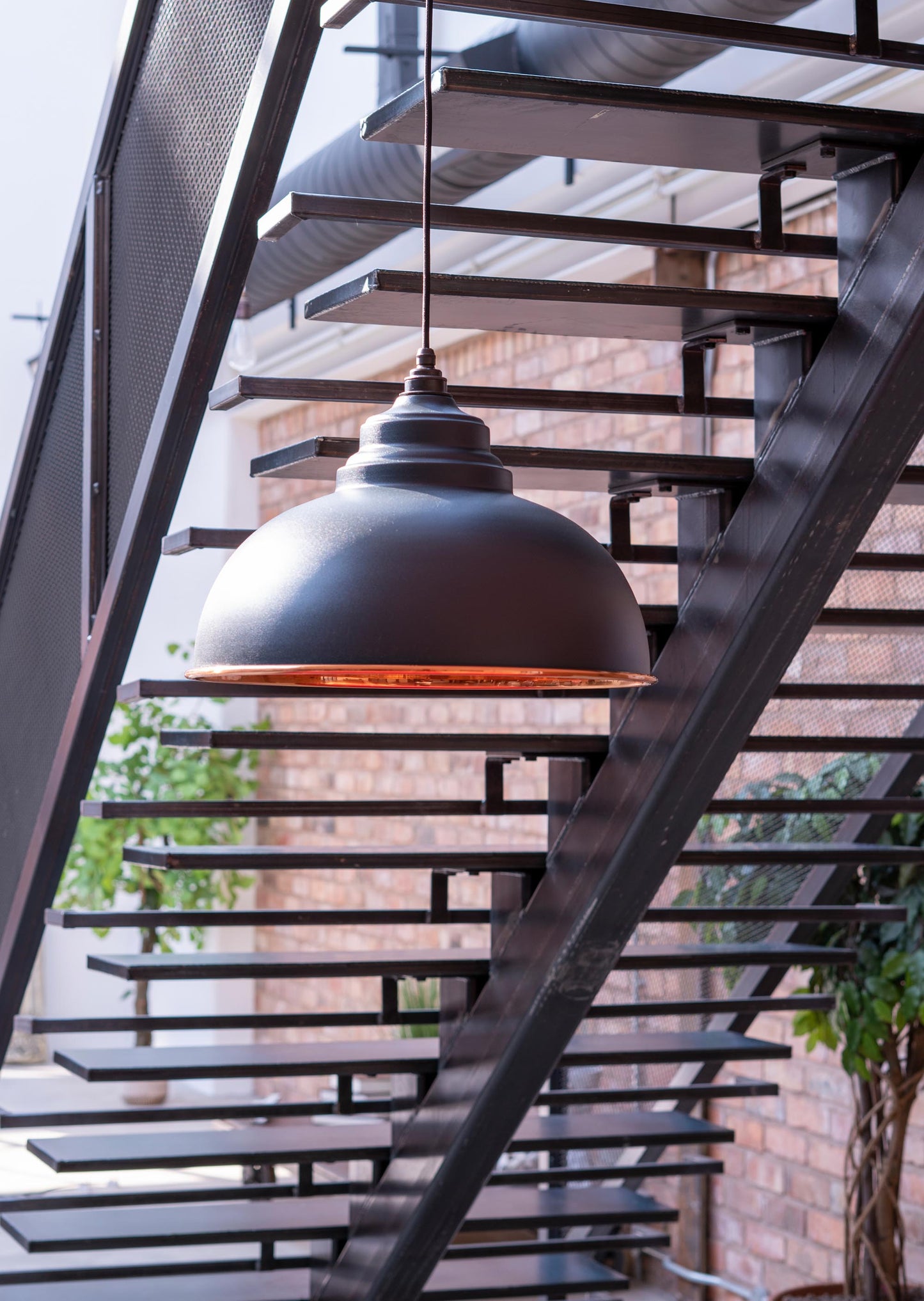 From The Anvil Smooth Copper Harborne Pendant