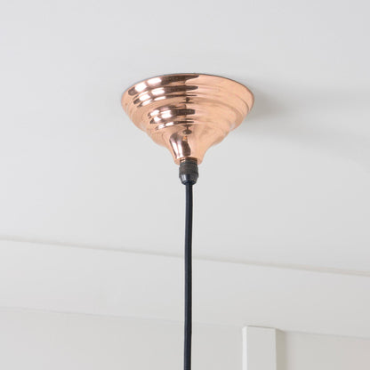 From The Anvil Smooth Copper Harborne Pendant