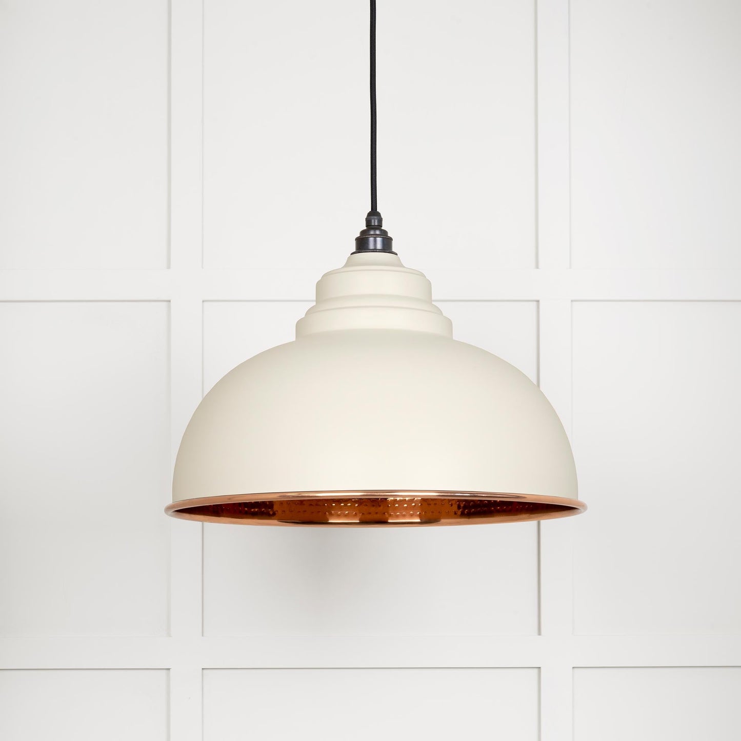 From The Anvil Hammered Copper Harborne Pendant