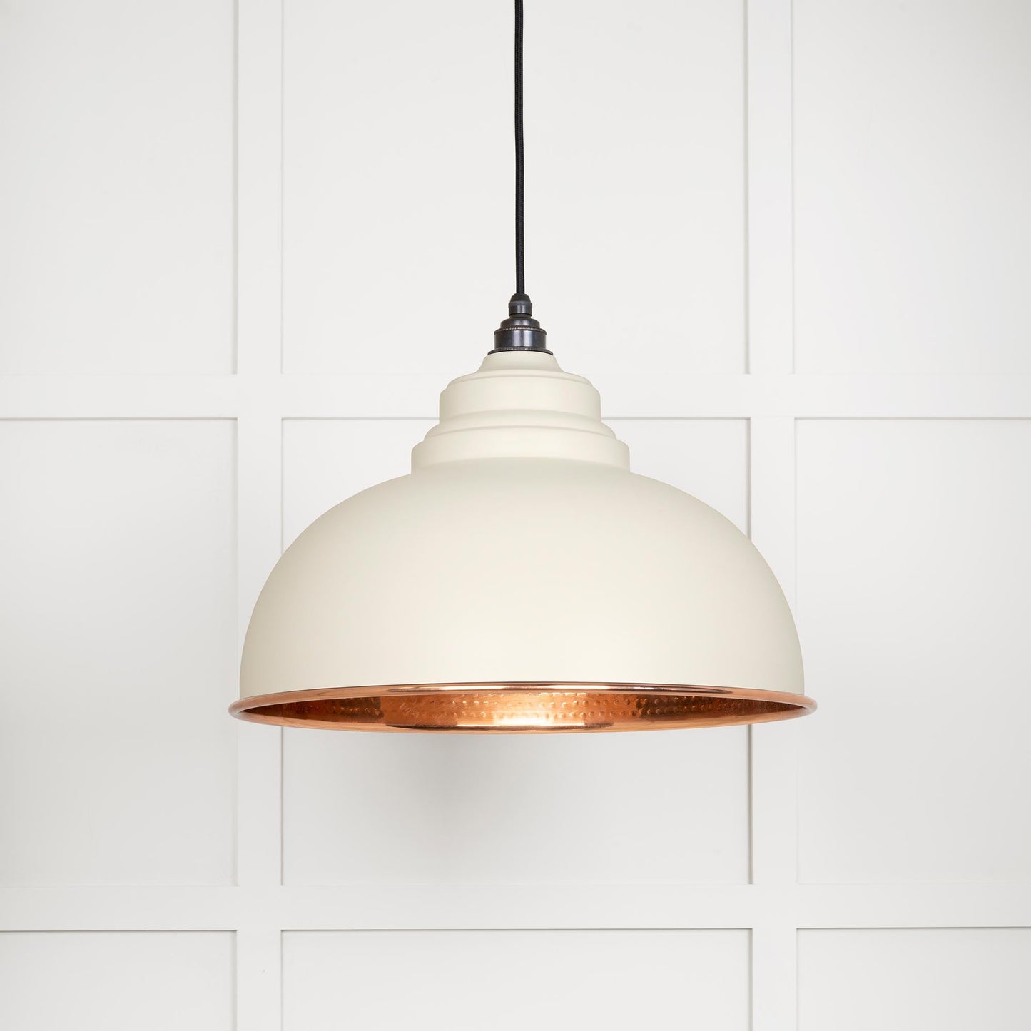 From The Anvil Hammered Copper Harborne Pendant