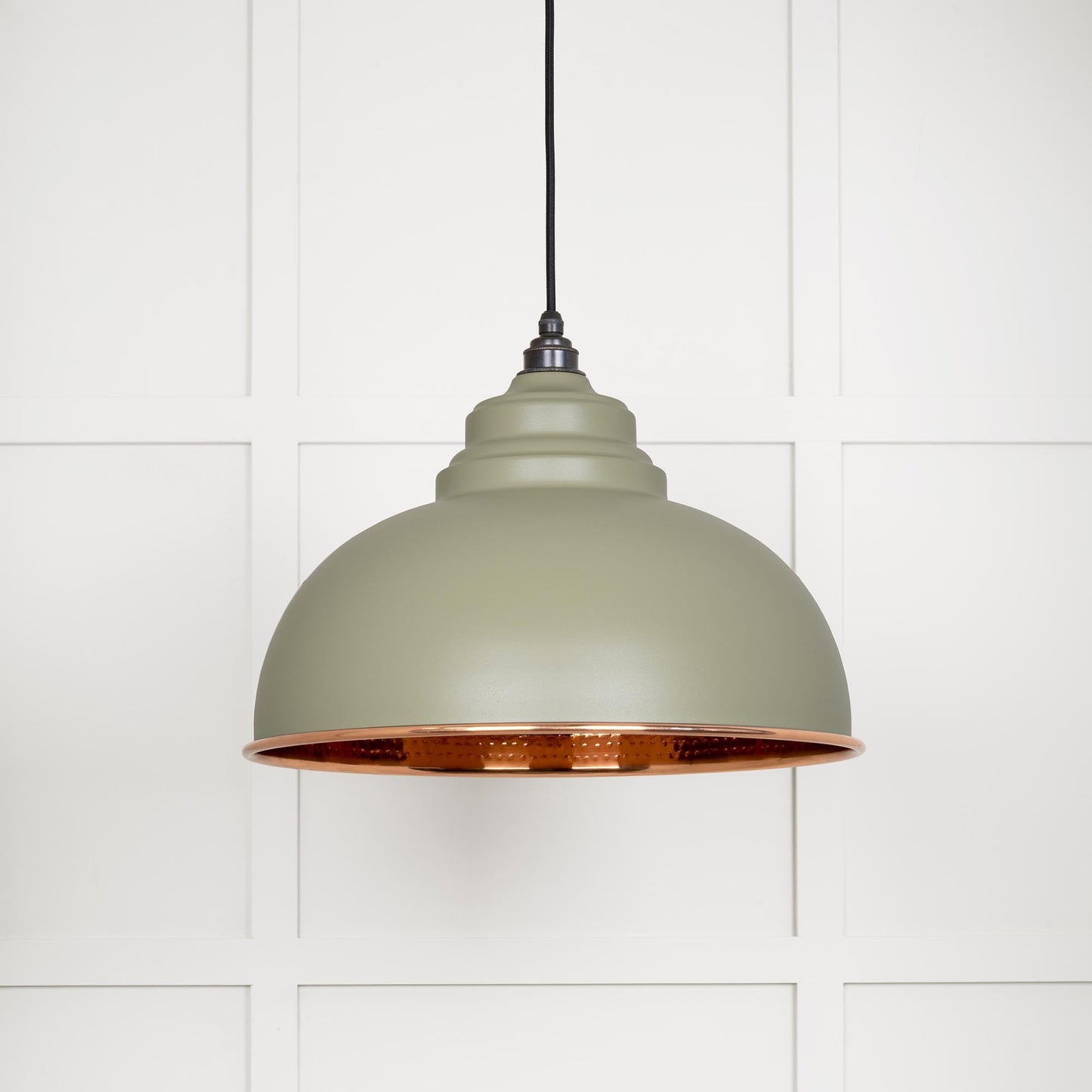 From The Anvil Hammered Copper Harborne Pendant