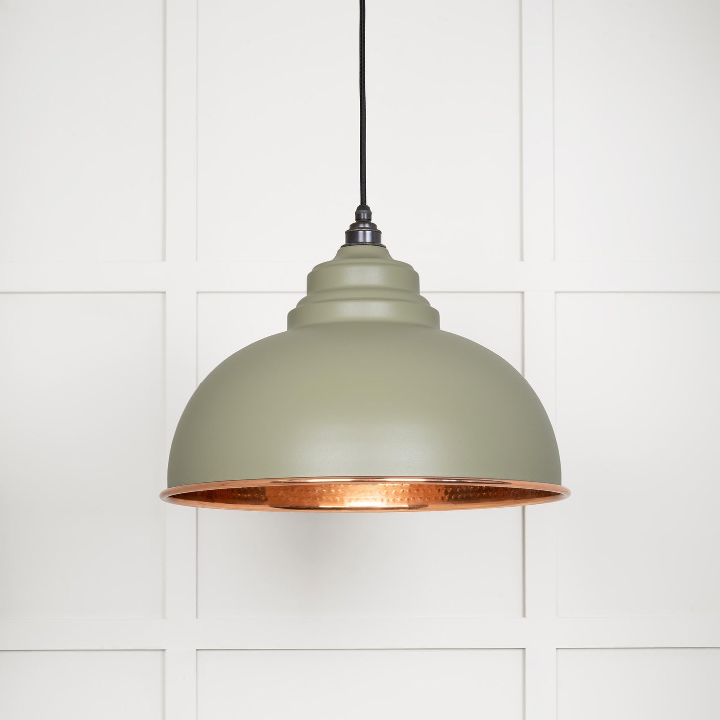 From The Anvil Hammered Copper Harborne Pendant
