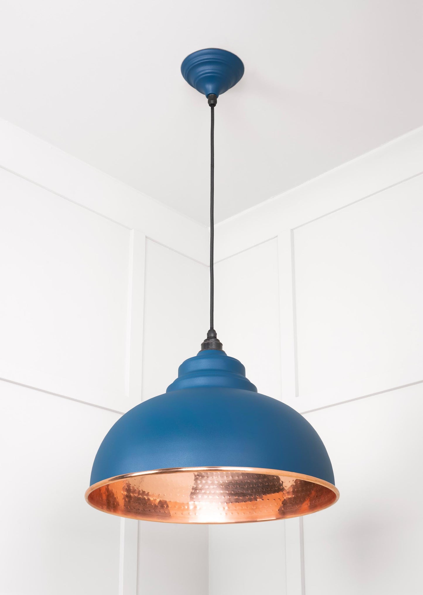 From The Anvil Hammered Copper Harborne Pendant