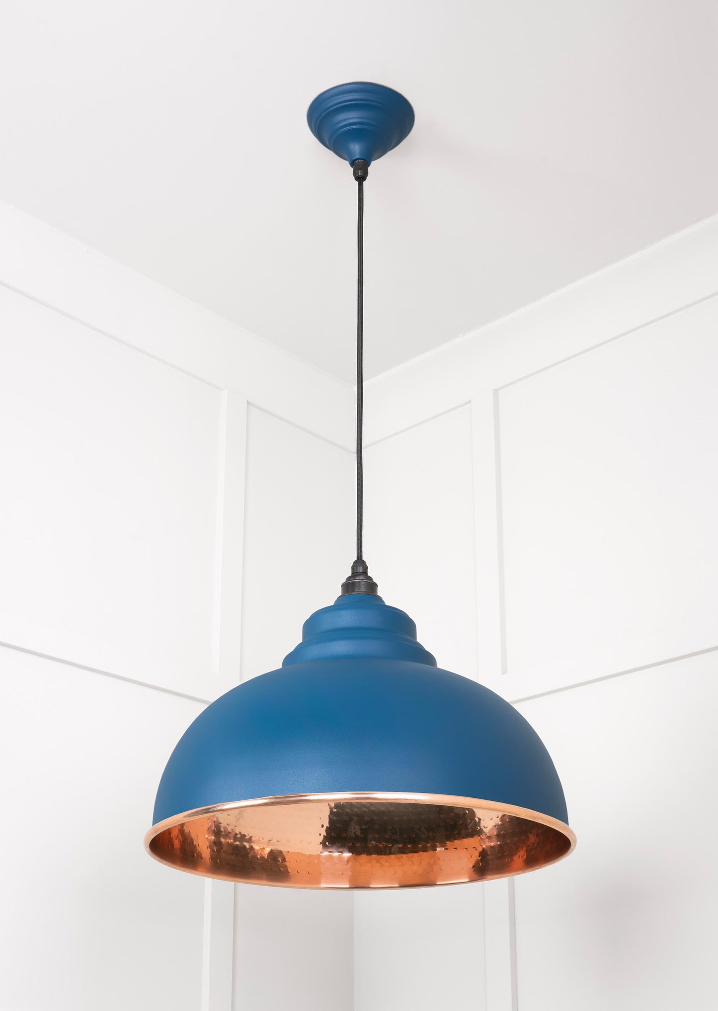 From The Anvil Hammered Copper Harborne Pendant