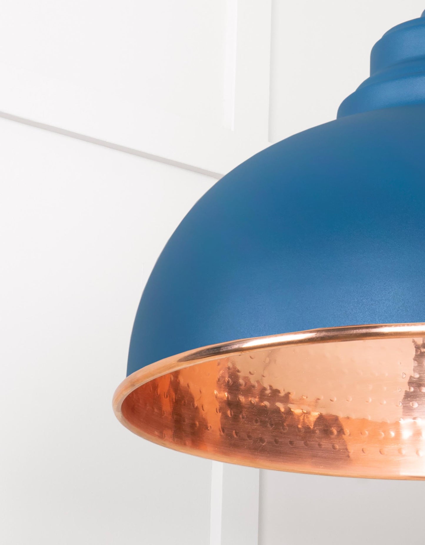 From The Anvil Hammered Copper Harborne Pendant