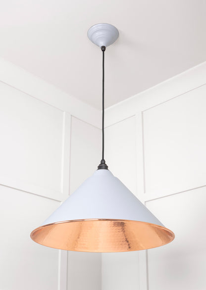 From The Anvil Hammered Copper Hockley Pendant