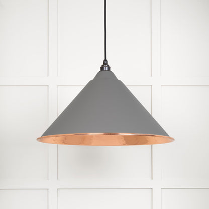 From The Anvil Hammered Copper Hockley Pendant