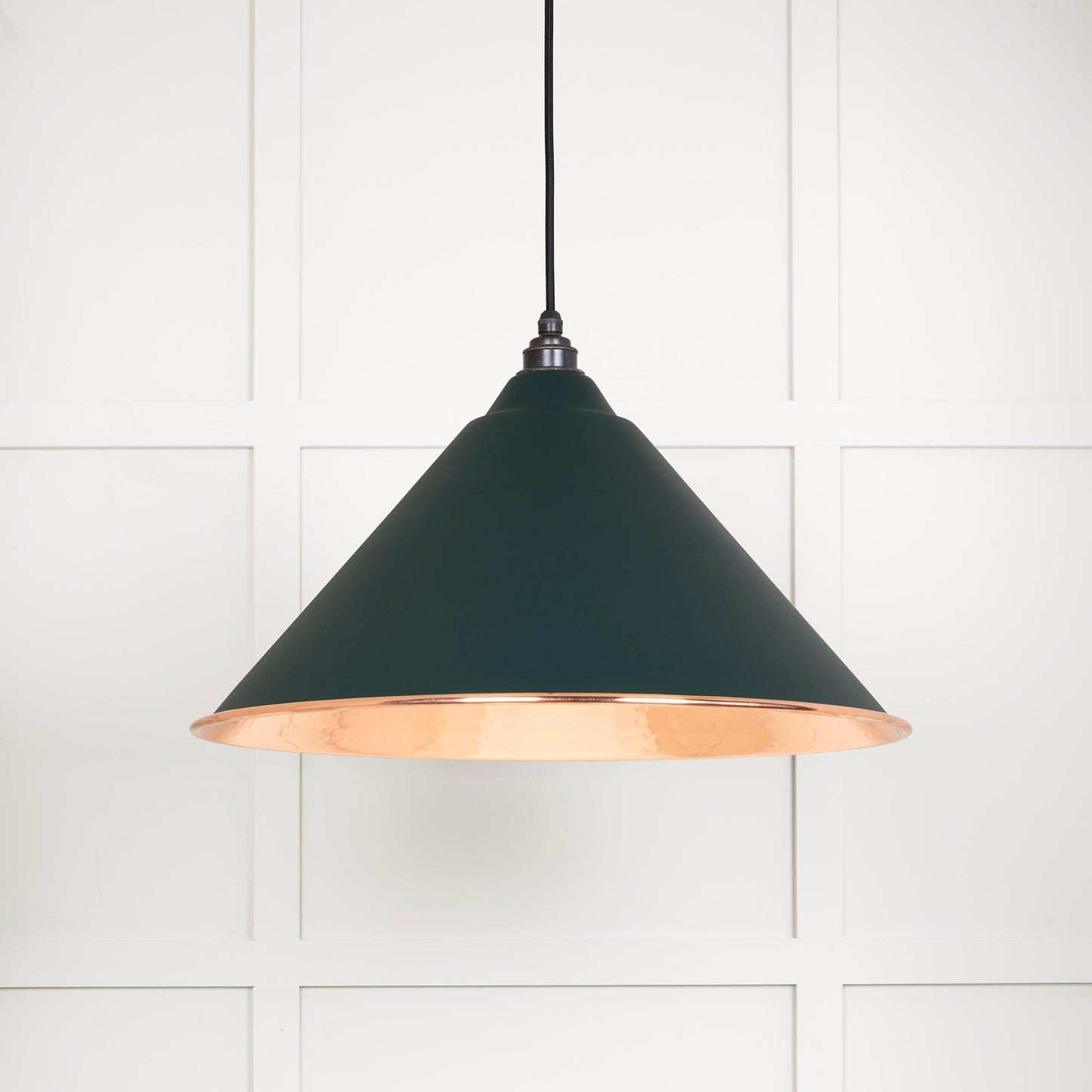From The Anvil Hammered Copper Hockley Pendant