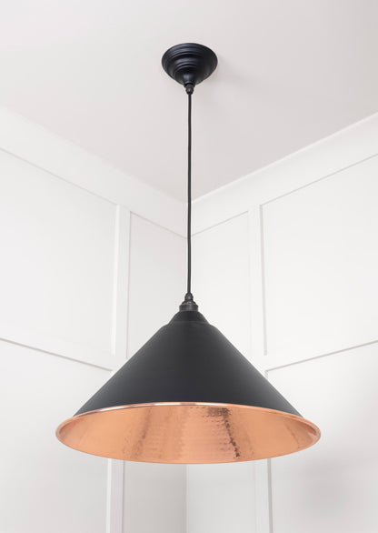 From The Anvil Hammered Copper Hockley Pendant