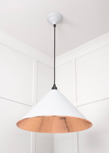 From The Anvil Hammered Copper Hockley Pendant
