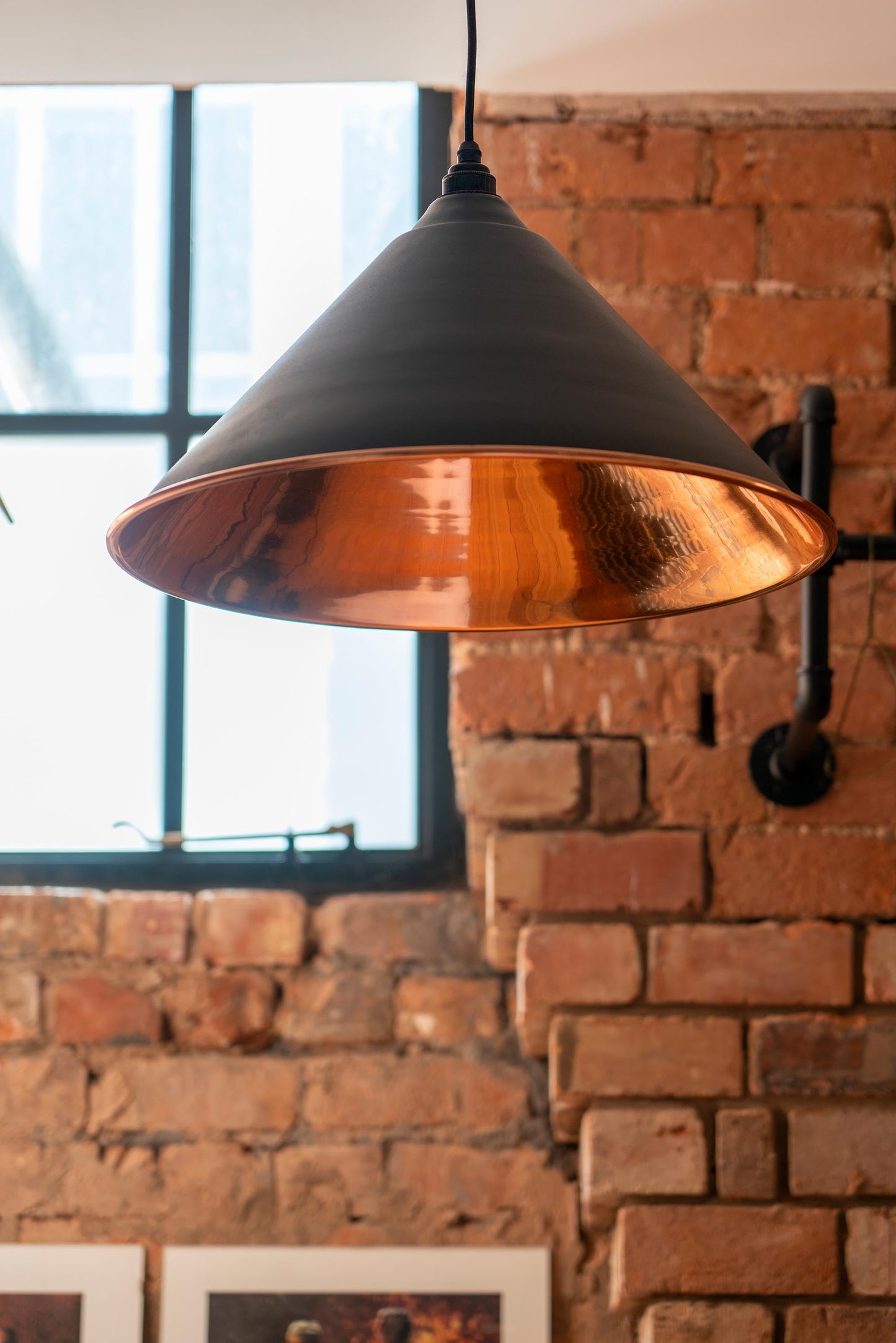 From The Anvil Smooth Copper Hockley Pendant