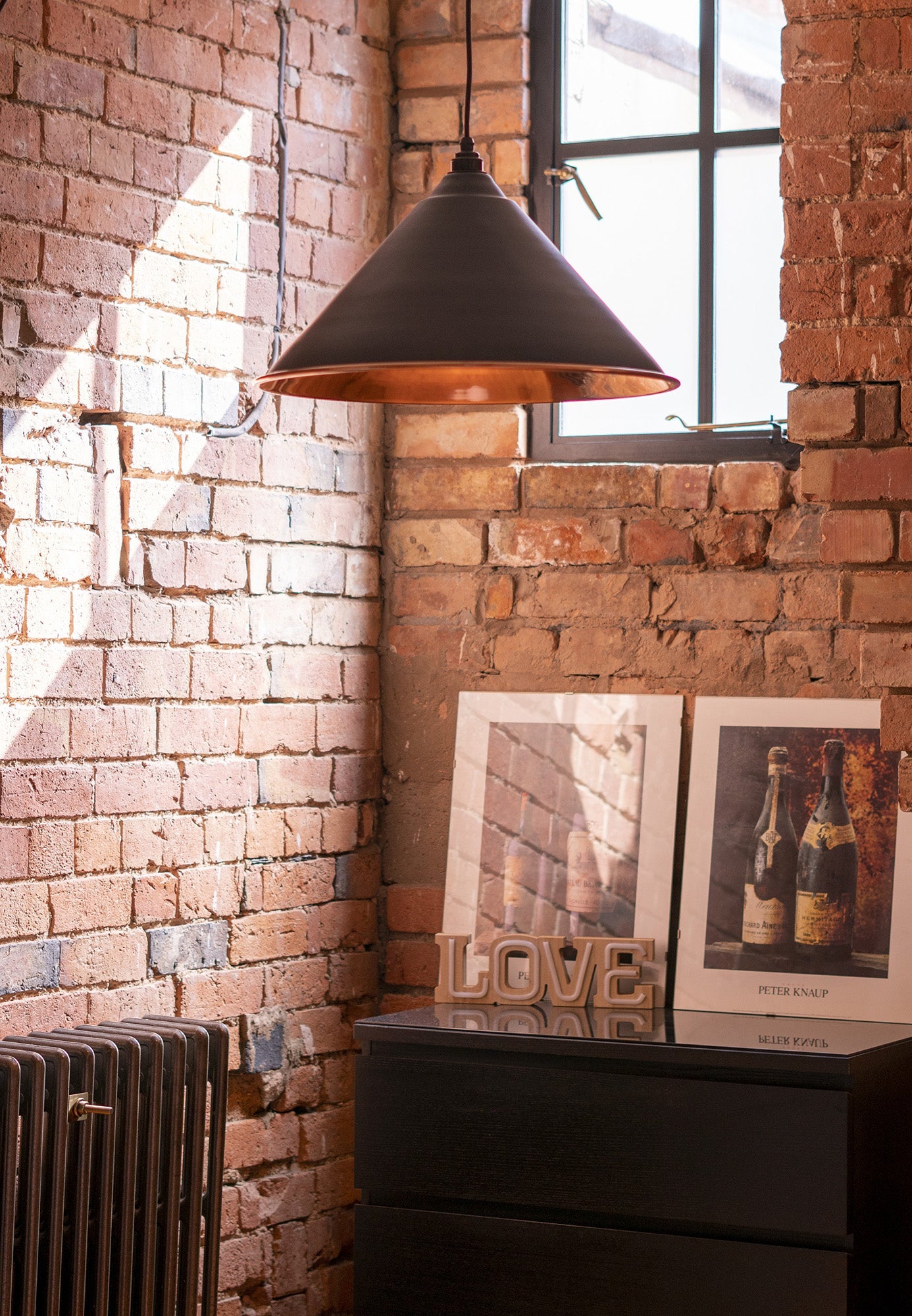 From The Anvil Smooth Copper Hockley Pendant