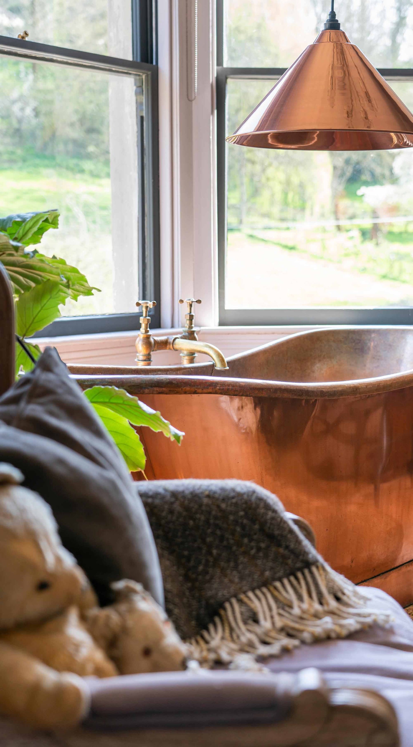 From The Anvil Smooth Copper Hockley Pendant