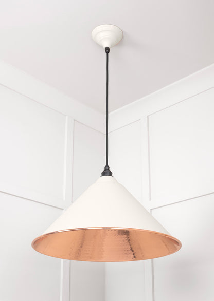 From The Anvil Hammered Copper Hockley Pendant