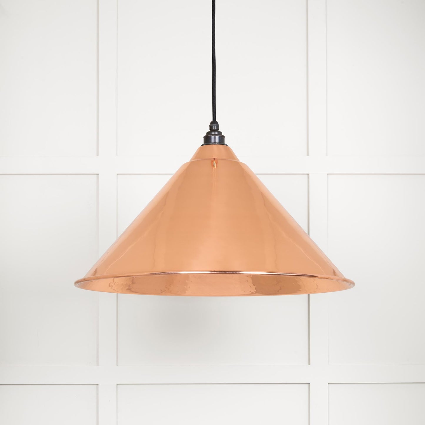 From The Anvil Hammered Copper Hockley Pendant