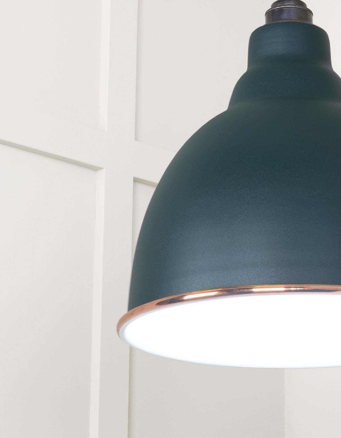 From The Anvil White Gloss Brindley Pendant
