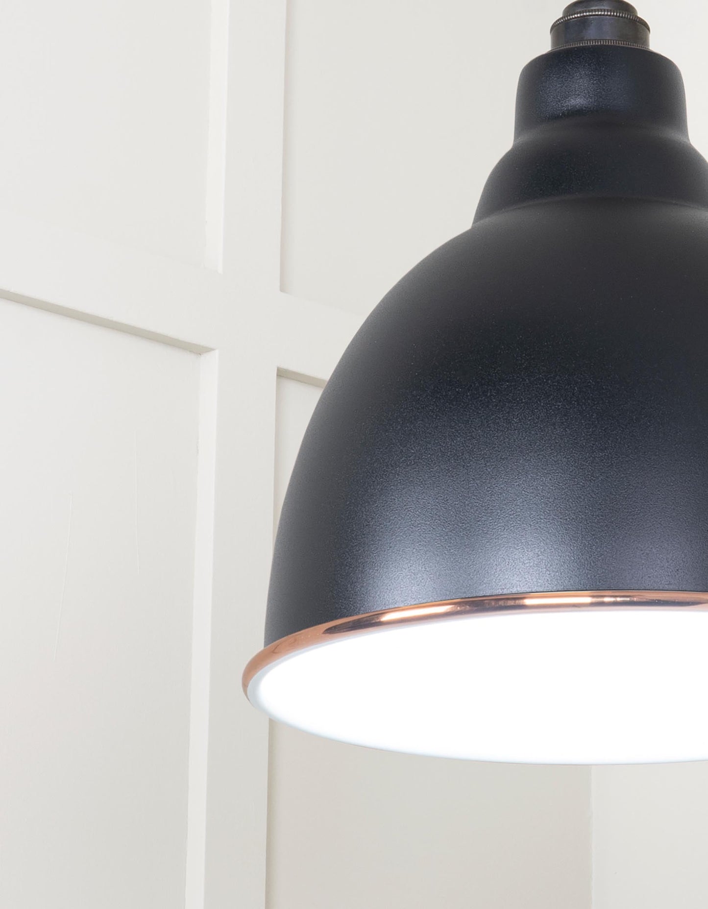 From The Anvil White Gloss Brindley Pendant