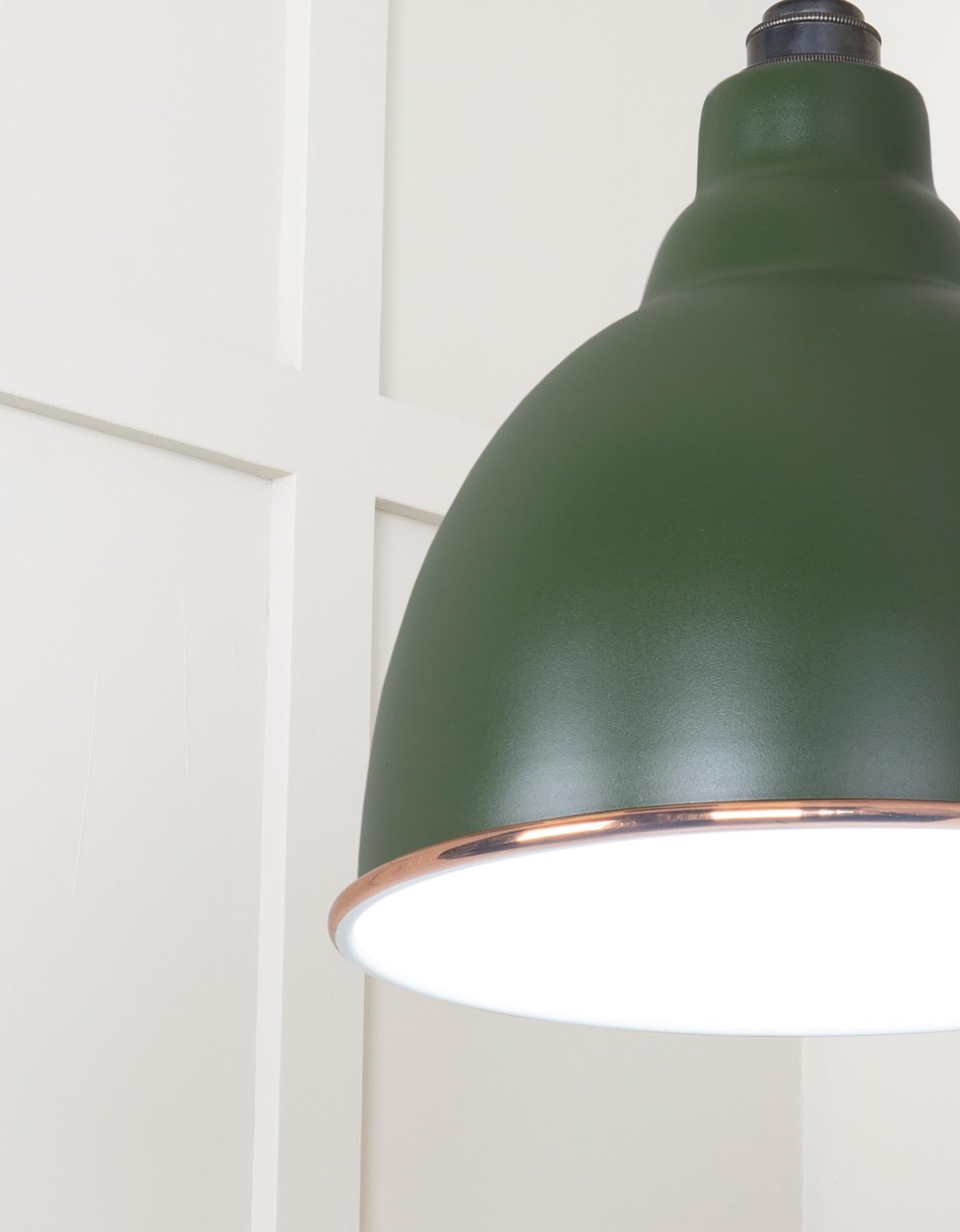 From The Anvil White Gloss Brindley Pendant