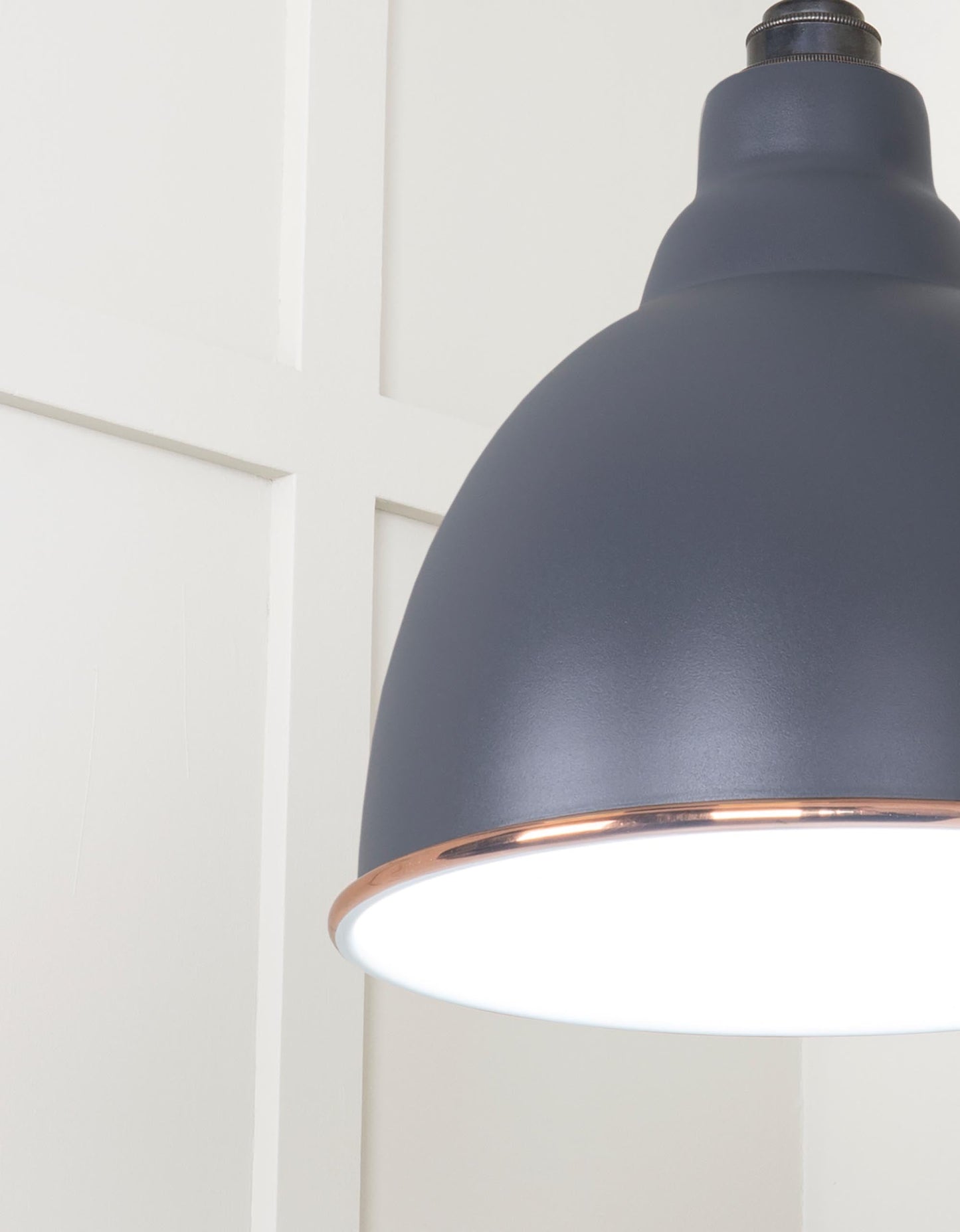 From The Anvil White Gloss Brindley Pendant