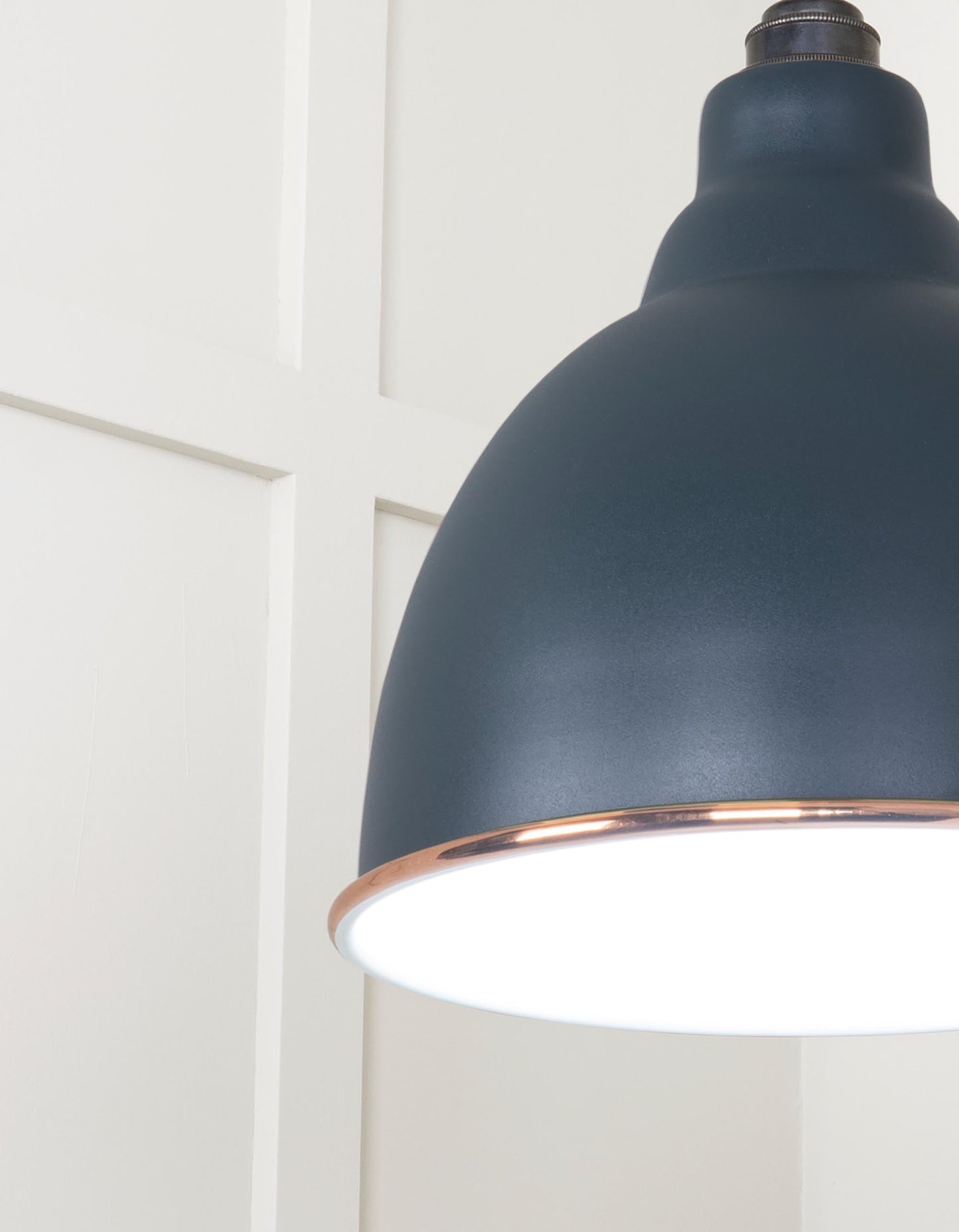 From The Anvil White Gloss Brindley Pendant