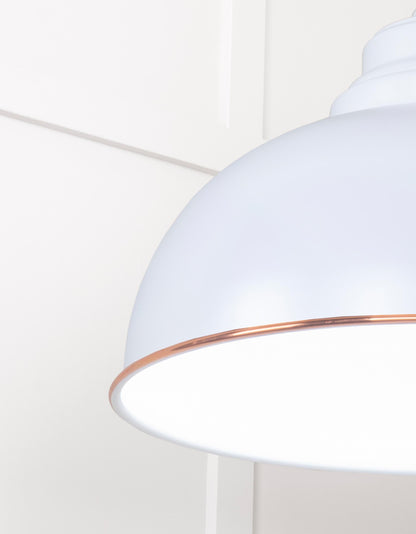 From The Anvil White Gloss Harborne Pendant