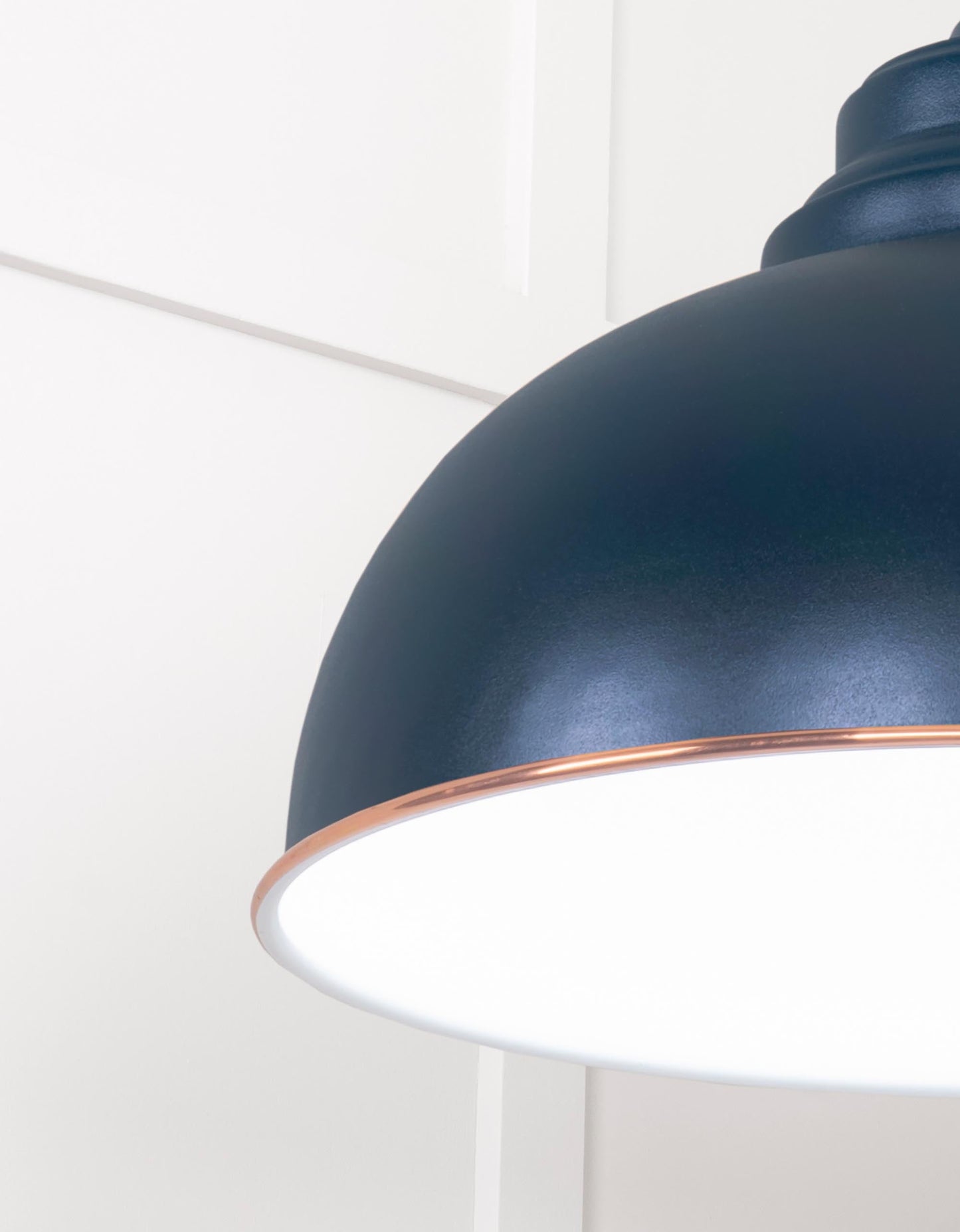 From The Anvil White Gloss Harborne Pendant