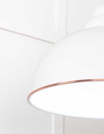 From The Anvil White Gloss Harborne Pendant