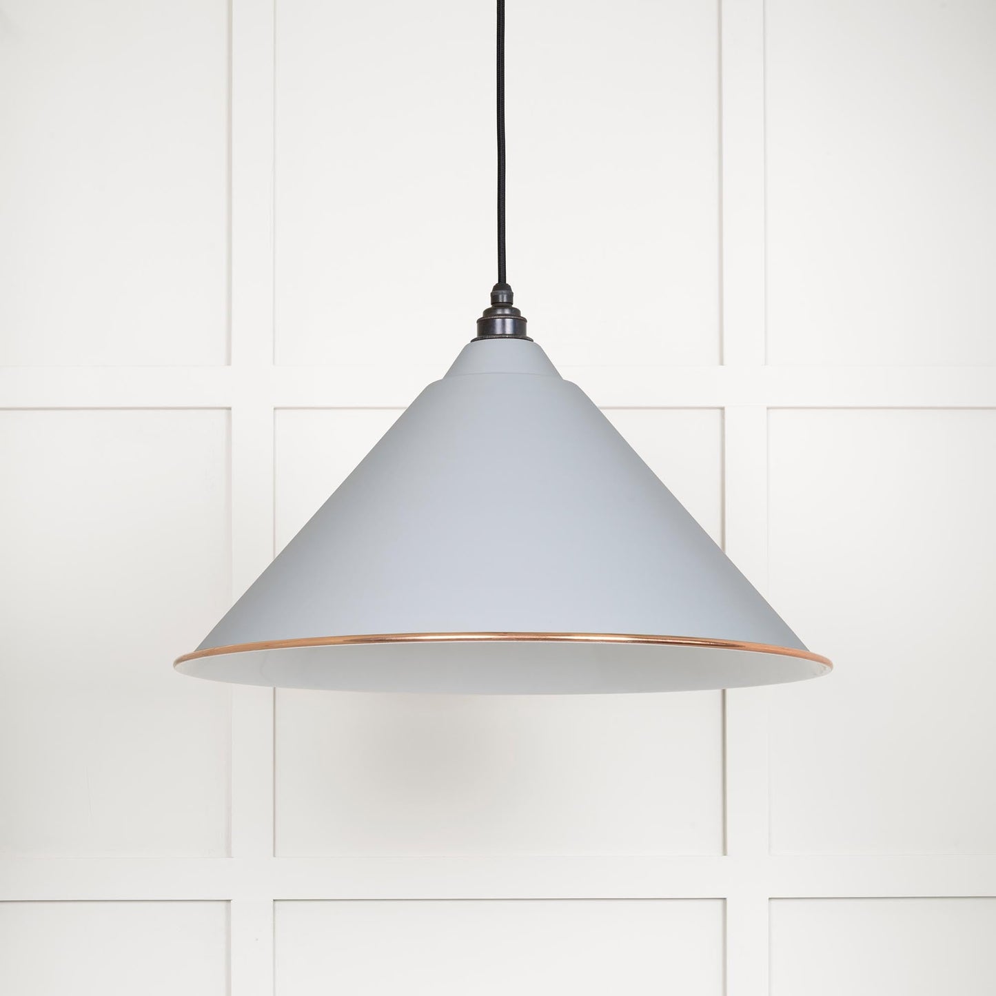 From The Anvil White Gloss Hockley Pendant