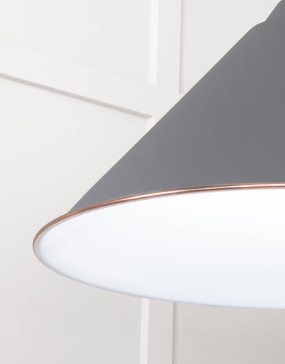 From The Anvil White Gloss Hockley Pendant