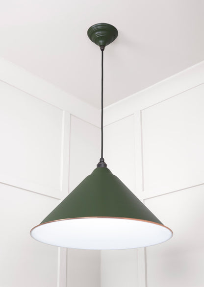 From The Anvil White Gloss Hockley Pendant