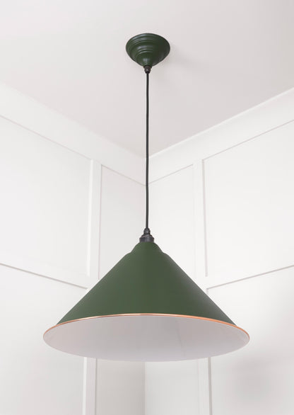 From The Anvil White Gloss Hockley Pendant