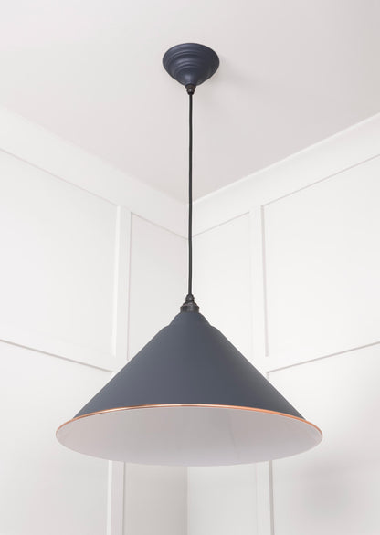 From The Anvil White Gloss Hockley Pendant