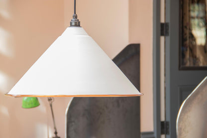 From The Anvil White Gloss Hockley Pendant