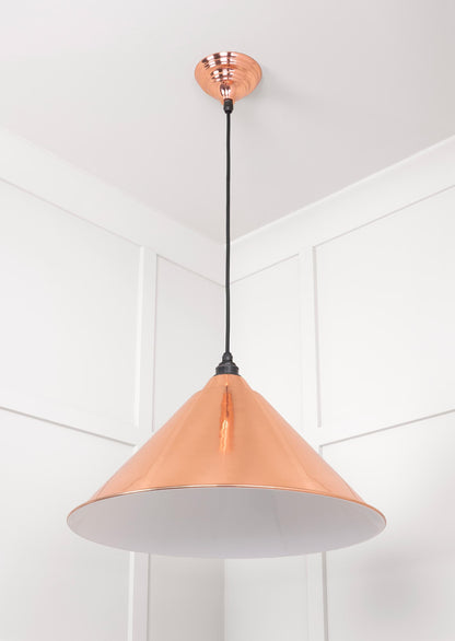From The Anvil White Gloss Hockley Pendant