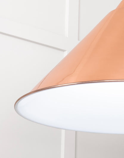 From The Anvil White Gloss Hockley Pendant