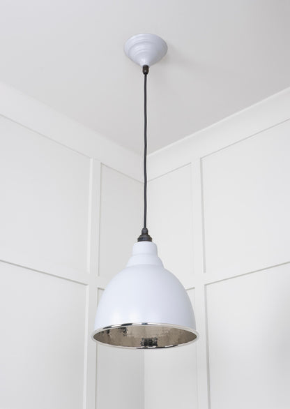 From The Anvil Hammered Nickel Brindley Pendant