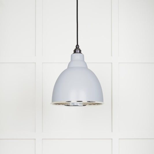 From The Anvil Hammered Nickel Brindley Pendant
