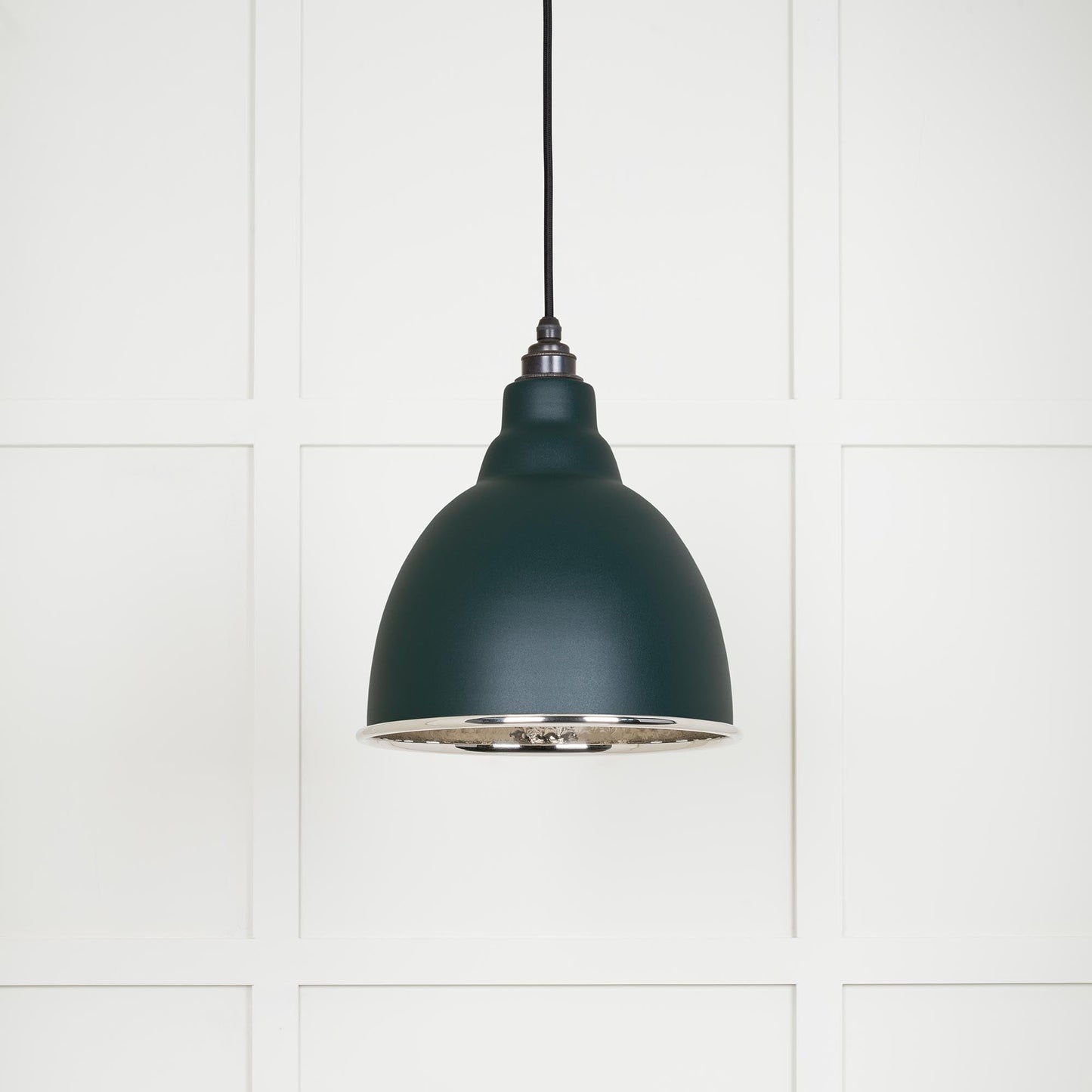 From The Anvil Hammered Nickel Brindley Pendant