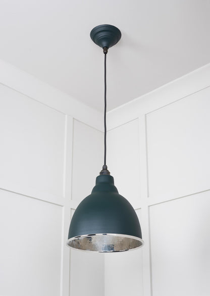 From The Anvil Hammered Nickel Brindley Pendant